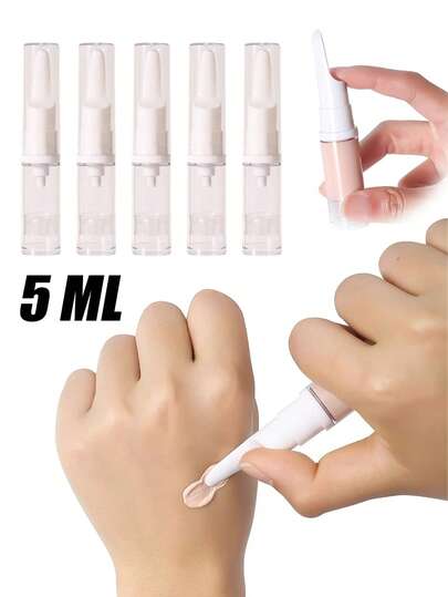 1pc Duckbill Vacuum Bottle,Travel-Friendly Lotion And Emulsion Dispenser Bottles, Cosmetic Packaging Vacuum Bottles, Reusable,Portable Containers, Sleek Bottles, Highquality Dispensers, Durable Packaging,Suitable For Liquid Foundation/Concealer/Emulsion/Eye Cream/Lip Gloss, Etc,Travel Essentials,Suitable For Travel, Business Trips, Dormitories, Bathroom Storage, Suitable For Family, Friends, Lovers, Holiday Gifts