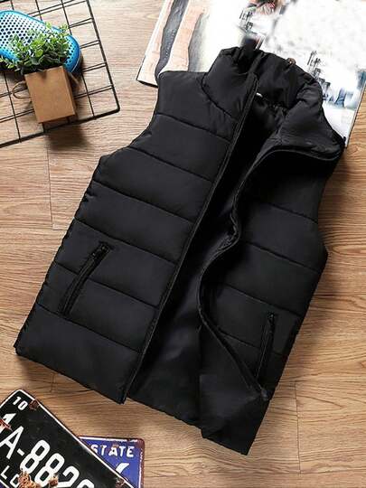 Plain    Winter  Spring/Fall    Regular Fit    Pocket  Zipper    Halloween  Christmas
