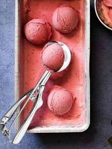 DeTODO cuchara para helado 6 cm diámetro acero inoxidable nieve, utensilio robusto y ergonómico para servir helados, postres y nieve, material de alta calidad fácil de limpiar y resistente al uso intensivo, recomendado en cocinas, restaurantes y eventos, diseño clásico y duradero. - Plateado - Ver 8