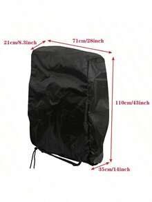 1pc 210D Oxford Fabric Folding Chair Cover - Waterproof Dustproof Storage Bag, Suitable For Patio, Garden And Home Organization