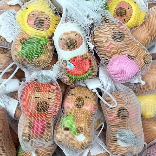 1/3/5/10/20/28/40 piezas Capibara Squishies al por mayor, juguetes antiestrés para apretar, juguetes antiestrés, juguetes para apretar, juguetes para inquietos, regalos de fiesta de cumpleaños, relleno de calcetines navideños, relleno de bolsas de regalo, relleno de piñatas, estilos y colores aleatorios