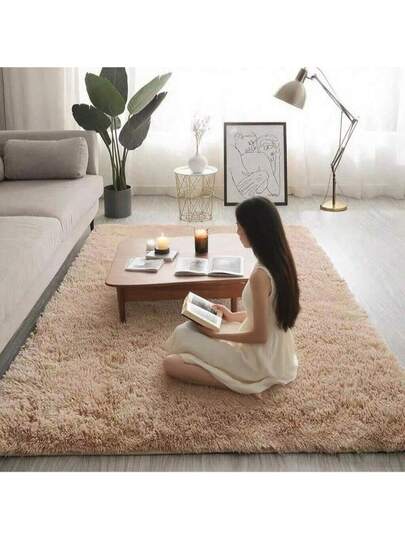 Nordic Style Printed Plush Carpet With Anti-Slip Bottom, Water Absorbent For Bathroom, Soft And Comfortable With Thick Sponge, Suitable For Living Room, Bedroom, Balcony, Study Room, Bathroom view 4