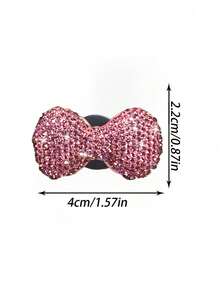 Car Air Outlet Decoration Full Of Diamonds, Shiny Bow Car Air Conditioning Decoration
