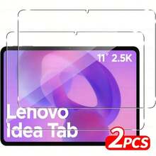 2pcs Idea Tab 11 Tablet Screen Protector, 9H Hardness, Scratch-Resistant, Shatterproof, Bubble-Free, Easy Installation. High-Definition Touch Coverage, Hole Design, Compatible With Idea Tab E10/E11/E12/E13/A10/A12/A13 Tablets. - Transparent 11 - View 8