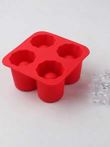 1入組冰杯模具，DIY中空冰塊製作工具，為美式酒吧打造創意冰瀑 - 黑色 - 查看 5