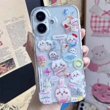 Y2K Style Japan Korea Anime Cute Strawberry Shining Phone Case For 11 12 13 14 15 16 Pro Max 17 Plus Air Compatible - B - Xem 8