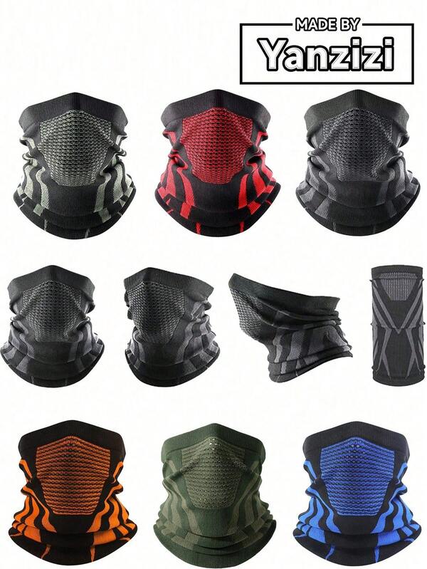 1pc Breathable Comfortable Thermal Knitted Scarf Faces Cover Neck Warmer Bicycle Cycling Ski Tube Scarf Hiking Masks Tactical Hijab Breathable Cycling Hunting Mask Running Hiking Ski Sports Neck Scarf Bicycle Men's New Full Face Covered Neck Head Warm Hat Windproof Face Mask Full Face Scarf Ski Riding Sunlight UV Protection Outdoor Balaclava UV Protection Cycling Scarf Seamless Magic Headband Camouflage Neck Gaiters Face Mask Headwear Headwear