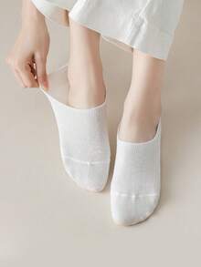 5 paia di calzini invisibili tinta unita, traspiranti e morbidi, adatti per uomo e donna, ideali per uso quotidiano, viaggi, calzini corti, regalo perfetto per le vacanze (consegna casuale) - Multicolore - Visualizzare 8