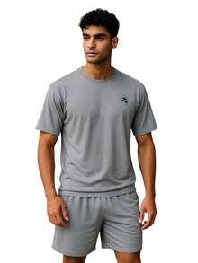 Men Loungewear Onepieces - 灰色 - 查看 2