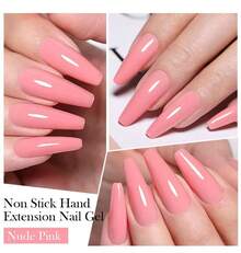 BORN PRETTY Nail Art Non-Sticky Extension Gel, Can Be Hand-Shaped For Glossy Nail Sculpting, Moldable UV Gel - Trong sáng - Xem 2