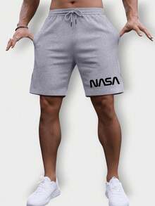 Kit 2 Bermudas Masculina Short Academia Moletom com Bolso Confortável Verão Esportes  Street Confortável P M G GG G1 G2 G3 Entrega Rápida - Preto-Cinza - Visão 5