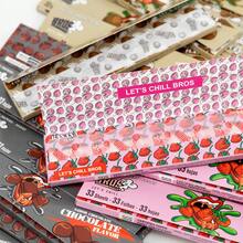 1 Set, incluye 150 filtros, 5 paquetes de papel de liar King Size de 110 mm con 4 sabores (fresa, plátano, arándano, chocolate), un gran regalo para seres queridos o amigos, adecuado para el Día de San Valentín, festividades, cumpleaños - Multicolor - Ver 10