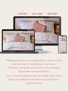 1pc Romantic French Style Ruffled Quilted Envelope Without Filler, Chic Romantic Decorative Throw Pillowcase For Bedroom/Dorm/Sofa/Couch, Gift For Lover, Friend. Machine Washable. Oeko-Tex Certified. Pink - Pink - View 7