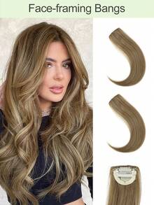 Side Air Bangs Wig Clip In, 8 Inch French Clip Front Side Bangs For Women - Daily Use Natural Hair Extension - Multicolor - View 14