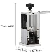 Pelacables manual , pelacables de cobre de 0,06''-0,98'' con manivela manual o taladro, referencia de profundidad de pelado visible, pelador de alambre con marco de aluminio portátil para reciclaje de chatarra de cobre - 0,06''-0,98'' - Ver 10