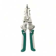 Multifunctional Wire Stripping Pliers, Foldable Design, Suitable For Electrical, Water Pipe, Crimping, Cutting And Twisting, Durable Metal Tools, Versatile - 1pc - View 2