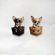 Creative Puppy Car Air Vent Clip Fragrance Diffuser Decor Set, Car Air Freshener Clip Decoration - Multicolor - View 4