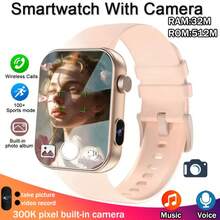 SENBONO Women Smart Watch With Bulit-In Camera, Dynamic Watch Faces, Wireless Call, Local Music, 32Mb RAM,512Mb ROM, Audio Recording,Music Player, Weather, Heart Rate/Sleep Monitoring, Calorie Fitness Tracker,Calculator, SOS Call, Pedometer, Message Reminder Smartwatch For Android,Gift For Men Women - Multicolor - View 14