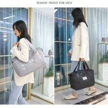 Bolsa de Fitness y Viaje para mujer,Expandible.Ligera,y se puede aquipar con una barra de traccion - Gris - Ver 4