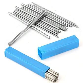 31/36pcs Solid Wrapped Rods, Wire Formed Rods, Coil Shaped Mandrels, Suitable For Wrapping, Loop Forming, And Jewelry Making, Jewelry Making Tools, Precision Handicraft Tools