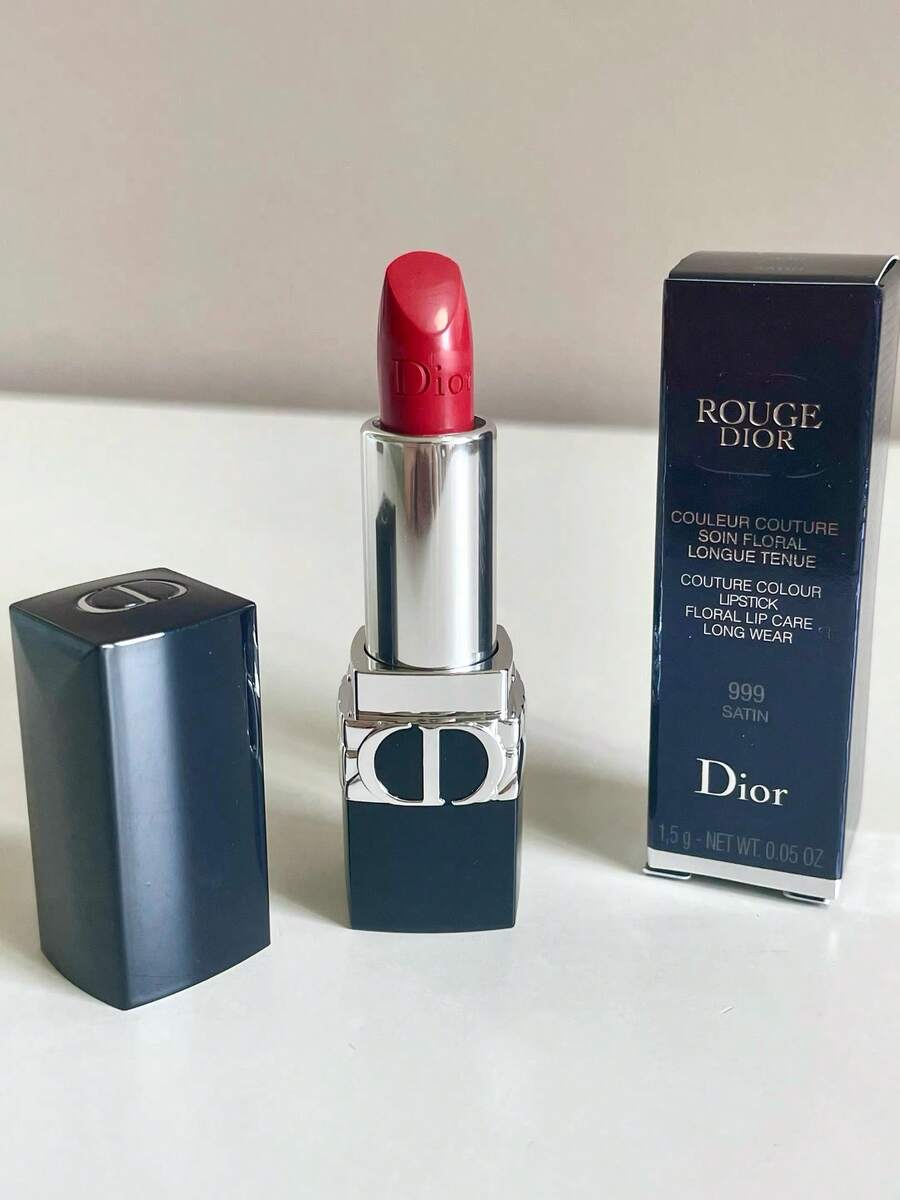 Dior Satin Lipstick 999# 1.5g [Mini Size] - 999# - View 1