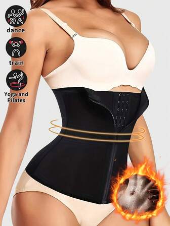 1pc Women's Sports Waist Trainer Belt, Waist Cincher, Waist Trimmer, Abdominal And Waist Shaping Corset, Waist Trainer, Waist Belt, Abdominal And Waist Shaping Sauna Belt, Exercise Waist Belt, Abdominal Training Tool, Sportswear, Shaping Device, Exercise Waist Belt Abdominal Training, Corset Waist Belt, Women's Abdominal Control Belt, Yoga Running Waist Belt, Gift For Friends