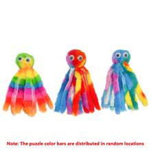 Colorful Octopus Pet Toy, Suitable For Cats And Dogs, Chewing & Interactive, Boredom Relief For All Types Of Pets