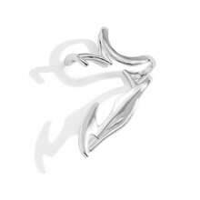 Ear Cuffs For Women, Non-Piercing Ear Bone Clips Wrap Around Dangle Tassel Women's Clip-On Earrings Hook Cuff Climber Earrings For Women{Inchcolor_nameinch:Inchspecial-ShapedSilverinch} - 異形銀 - 查看 1