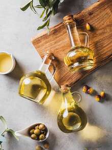 1 Chai đựng dầu bằng thủy tinh và gỗ, hộp đựng dầu, lọ đựng dầu gia dụng tinh luyện, chai đựng nước tương, chai đựng dầu ô liu, thích hợp cho nhà bếp, phòng ăn, hộp đựng dầu, đồ dùng nhà bếp - Nhiều màu - Xem 4