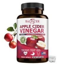 Suplemento de vinagre de sidra de manzana, potencia natural, 1000 mg, 120 cápsulas - 1 botella - Ver 7