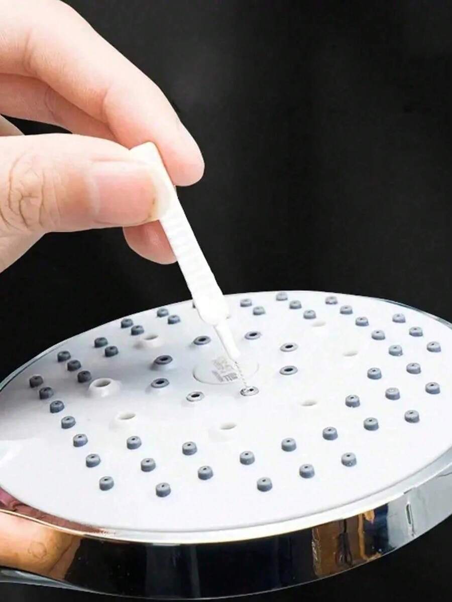 超迷你小孔清洁刷，防堵塞，超薄多功能除尘工具，淋浴清洁刷，浴室超细尼龙刷，喷嘴防堵塞清洁工具，浴室配件，适用于充电口、扬声器、手机和淋浴喷头的清洁套装 - 电子产品和家居用品的绒毛/碎屑清除刷套装，新年清洁必备品