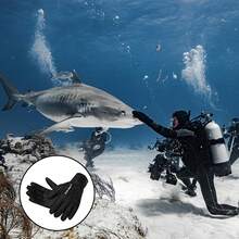 1.5mm Neoprene Diving Gloves, Anti-Slip Snorkeling Gloves, Suitable For Snorkeling And Paddleboarding - Black - View 10