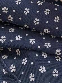 3 件装棉质雪花印花女士内裤，柔软舒适，加大码，无缝 - 藍色 - 查看 4