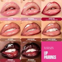 1PC Long-Lasting Waterproof Lip Liner Pencil, Velvet Brush Head Soft And Comfortable - Matte Finish, Non-Sticky Formula, 24-Hour Smudge & Transfer Proof, With Precision Applicator Pen - Non-Drying Formula - Ideal Gift For Everyday & Special Events - 彩色 - 查看 6