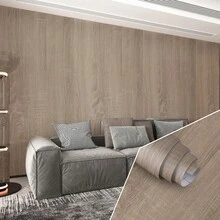 1 rollo de papel tapiz autoadhesivo con textura de madera, vinilo grueso y desprendible, papel de contacto para renovación y transformación de muebles de cocina, encimeras, gabinetes, mesas, sala de estar, dormitorio, fondo de pared, decoración del hogar, textura de grano de madera, fácil de instalar, 40/57CM*500/300/100