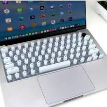 Apple Pro-Stil Nagel-Kunst Silikon Pad für lange Nägel zum Schutz von Laptop/Computer Tastatur - Verschiedenfarbig - Übersicht 5