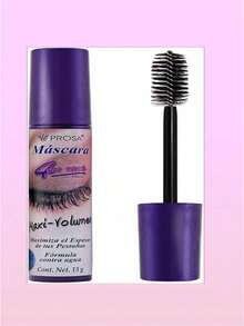Kit 4 Rimel Prosa 4 en 1 Mascara Pestañas Prosa Maxi Volumen Profesional Silicon Rutina Perfecta Máximo Volumen Alarga A prueba de Agua - Negro - Ver 3