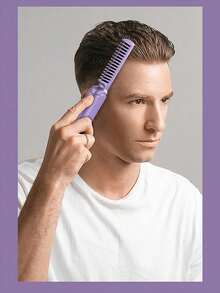 Rechargeable Mini Hair Straightener - Wireless Portable Travel Electric Comb, Suitable For Frizzy Hair, Smoothing, Available In Pink, Purple And Green - Suitable For Travel, Outdoor, Indoor, Convenient To Carry. The Perfect Gift For Women. - Multicolor - View 8