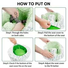 可拆卸超柔软、舒适、温暖的婴儿地板座椅套，适合男孩和女孩（仅枕套）