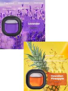 1 pieza Difusor de aceites esenciales aromáticos portátil para auto, mantiene el aire fresco en el coche, aromaterapia, se puede usar durante todo el año