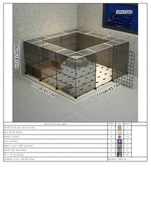 Black High-Density Pet Fence, Indoor Balcony Anti-Escape Wrought Iron Railing Fence, Suitable For British Shorthair Cats - Multicolor - View 23