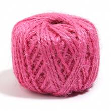 50m/Roll 1.5mm 3-Strand Braided Colorful Hemp Rope, Suitable For Party Decoration, Flower Packaging, Gift Wrapping, Jewelry Making, DIY Decorative String - Colored Hemp Rope - View 9