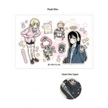 1pc - 2025 New - Line Study Room - Cat Director - ID Photo Girl High School Student - Anime Character Sticker - Phone Tablet Laptop Sticker - Planner Supplies - Decorative Sticker - Home Decor - Wall Decor - Cup Luggage Skateboard DIY Sticker - Stitch Toys Travel Toys Classroom Fidget Toys Mini Stuff Bath Toys Christmas Stationery Stress Ball - Birthday Gift - Christmas Gift - Christmas Eve Gift - Perfect Gift - Gift - Toys - Games