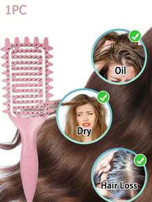 1PC Curling Brush, Curling Brush, Curling Brush, Combing And Shaping Male And Female Curling To Reduce Pulling And Curling Separation, Curling Brush, Comb, Hair Tool, Hair Salon Beauty Travel Essential, Back To School, Travel Vacation Essential, Women's Hair Accessories, Hairdressing Products, Hairdressing Tools, Hairdressing Supplies, Hair Care Products, Curling Brush, Barber, Hairdressing Accessories, Hairdressing Equipment,Hair Brush,Slick Back Brush,Styling Brush,Curly Hair Brush,Edge Brush,Hair Comb,Brush Hair,Hair Brush Set,Comb Hair,Comb For Curls,Detangling Brush,Hair Brush For Women,Hair,Travel,Hair Products,Hair Tools,Hair Stuff,Barber,Barber Accessories,Barbershop,Hairdressing Equipment