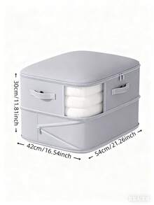 超大便携式压缩储物袋，超大容量空间压缩储物袋 - 拉链封口，耐用尼龙衣物和床上用品旅行收纳袋 - 可堆叠家居搬家储物袋，节省空间的衣物、被子、枕头、沙发垫、羽绒被收纳袋 - 非常适合卧室和客厅，高效优化衣柜和床下空间 - 彩色 - 查看 19