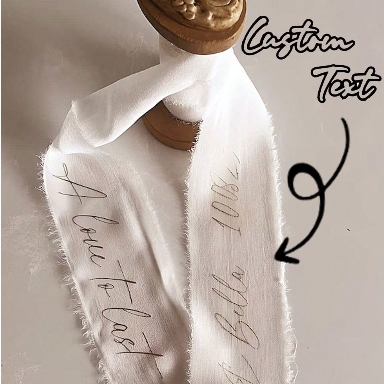 Customizable Butterfly Veil For Brides-To-Be - Elegant White Polyester Bridal Headpiece With Personalized Ribbon, Wedding Accessory, Bridesmaid Gift, Photography Prop, Bridal Shower Gift