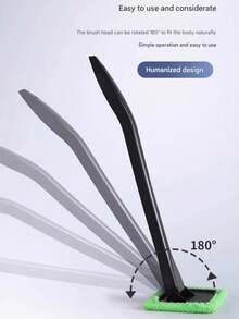 1pc Car Interior Windshield Cleaning Brush, Windshield Defogging Wiper Cleaner Brush, Front Window Wiper Cleaner, Glass Cleaning Agent