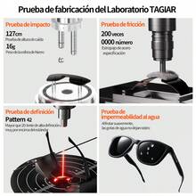 Lentes De Sol Tagiar Lentes De Sol Para Hombre Y Mujer Negro con protección UV400, espejo, para hombres y mujeres, ideales para pesca, conducción, verano, playa y viajes - Negro - Ver 8