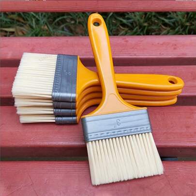 Paint Brushes, Cleaning Brushes, Plastic Handle Paint Brushes, Paint Brush Sets, Multi-Purpose Brushes, Suitable For Painting, Barbecue Sauce Spreading, Cleaning, Industrial Use, Wall Painting, Decoration And Renovation, Christmas Gifts, Christmas Decorations
