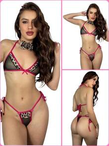 Women Sexy Lingerie Sets - 黑色 - 查看 5